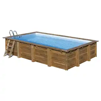 toom Baumarkt Einbau-/aufstellpool-set 'mango' holz 618 x 320 x 130 cm Angebot