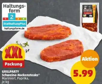 PENNY GRILLPARTY Schweine-Nackensteaks Angebot