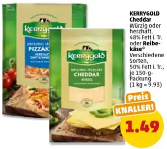 PENNY KERRYGOLD Cheddar oder Reibekäse 150-g-Packung Angebot