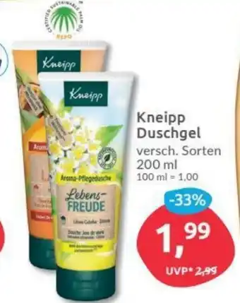 Budni Kneipp Duschgel 200ml Angebot