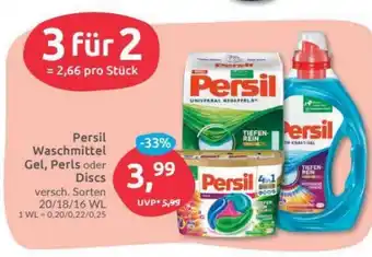 Budni Persil Waschmittel Gel, Perls oder Discs Angebot