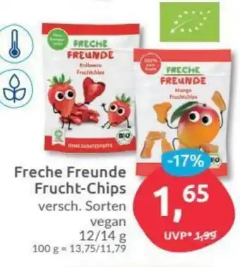 Budni Freche Freunde Frucht Chips 12/14g Angebot