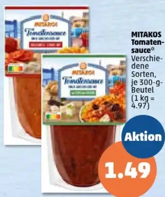 PENNY MITAKOS Tomatensauce 300-g-Beutel Angebot