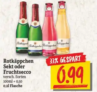 NP Discount Rotkäppchen Sekt oder Fruchtsecco 0,2L Angebot