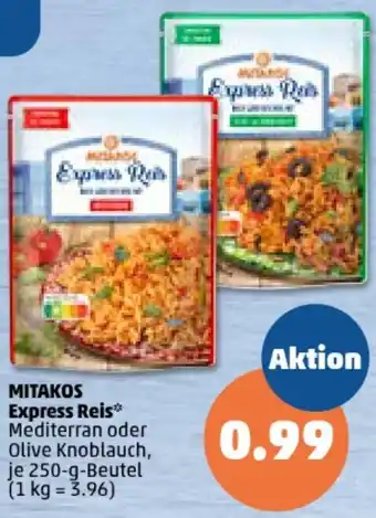 PENNY MITAKOS Express Reis 250-g-Beutel Angebot