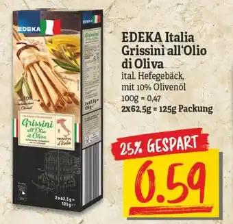 NP Discount Edeka Italia Grissini all'Olio di Oliva 125g Angebot