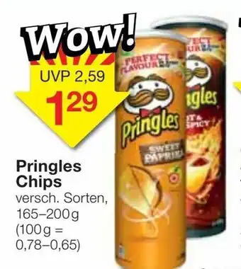 Jawoll Pringles Chips 165-200g Angebot