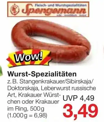 Jawoll Wurst Spezialitäten 500g Angebot