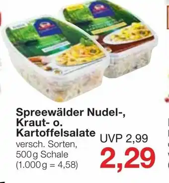 Jawoll Spreewälder Nudel, Kraut o. Kartoffelsalate 500g Angebot