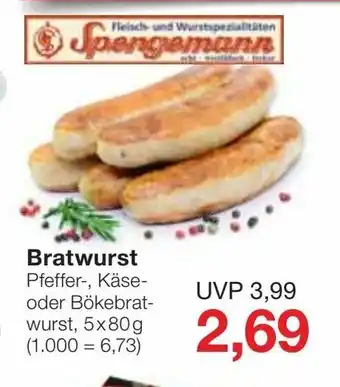 Jawoll Bratwurst 5x80g Angebot