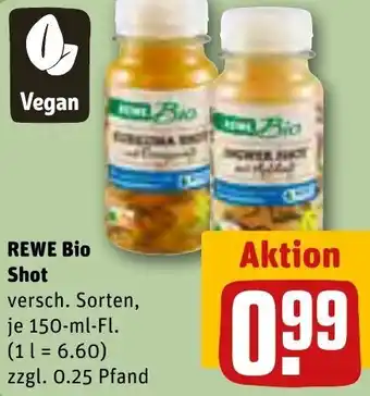 REWE REWE Bio Shot 150-ml-Fl. Angebot