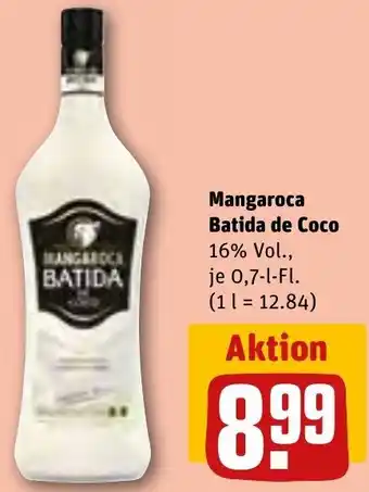 REWE Mangaroca Batida de Coco 0,7 L-Fl. Angebot