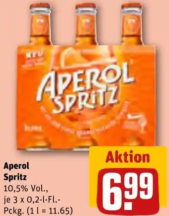 REWE Aperol Spritz 3x0,2 L-Fl. Angebot