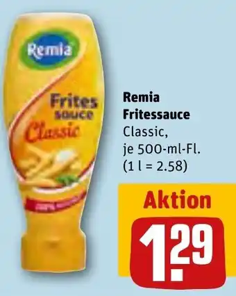 REWE Remia Fritessauce Classic 500 ml Fl. Angebot