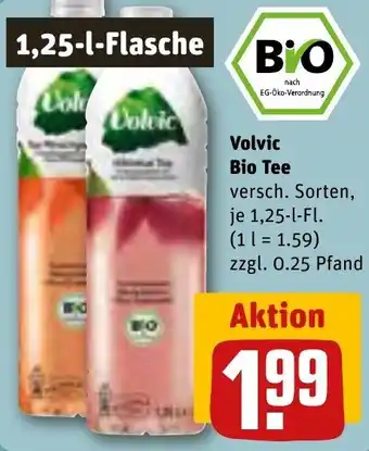 REWE Volvic Bio Tee 1,25-l-Fl. Angebot