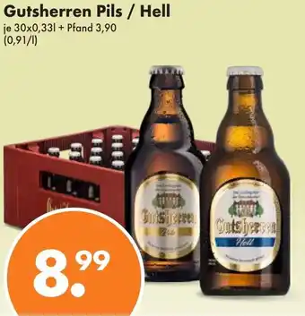 Trink und Spare Gutsherren Pils / Hell 30x0,33 L Angebot