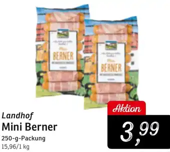 KONSUM Landhof Mini Berner 250-g-Packung Angebot