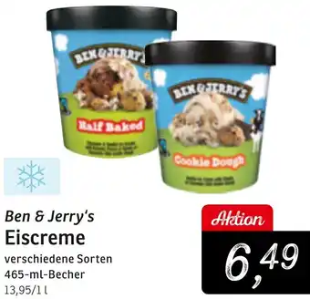 KONSUM Ben & Jerry's Eiscreme 465-ml-Becher Angebot