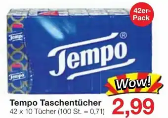 Jawoll Tempo Taschentücher Angebot