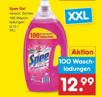 Netto Marken-Discount Spee Gel 100 Waschladungen Angebot