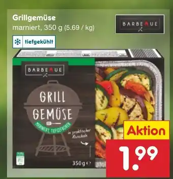 Netto Marken-Discount BARBEAUE Grillgemüse marniert, 350 g Angebot