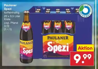 Netto Marken-Discount Paulaner Spezi 20 x 0,5 Liter Angebot