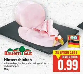 E-Center Bauern Gut Hinterschinken 100g Angebot