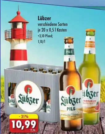 Lösch Depot Lübzer 20 x 0,5 I Kasten Angebot