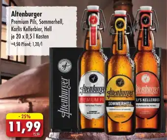 Lösch Depot Altenburge 20 x 0,5 l Kasten Angebot