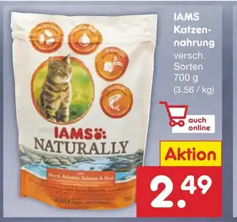 Netto Marken-Discount IAMS Katzennahrung 700 g Angebot