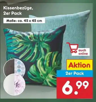 Netto Marken-Discount Kissenbezüge, 2er Pack Angebot