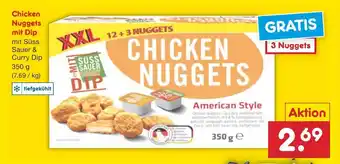 Netto Marken-Discount American Style Chicken Nuggets mit Dip 3 Nuggets Angebot