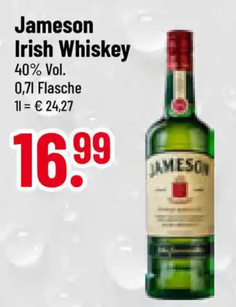 trinkgut Jameson Irish Whiskey 0,7 l Flasche Angebot