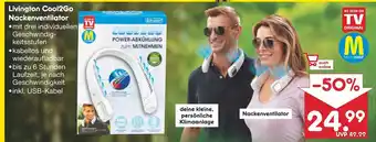 Netto Marken-Discount Livington Cool2Go Nackenventilator Angebot