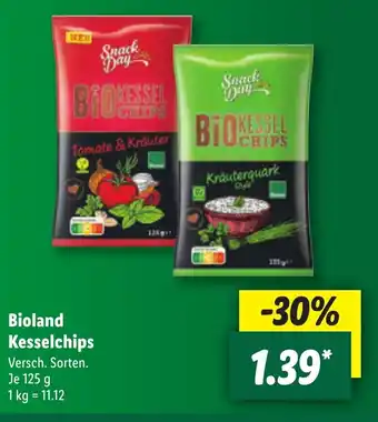 Lidl Bioland Kesselchips 125 g Angebot