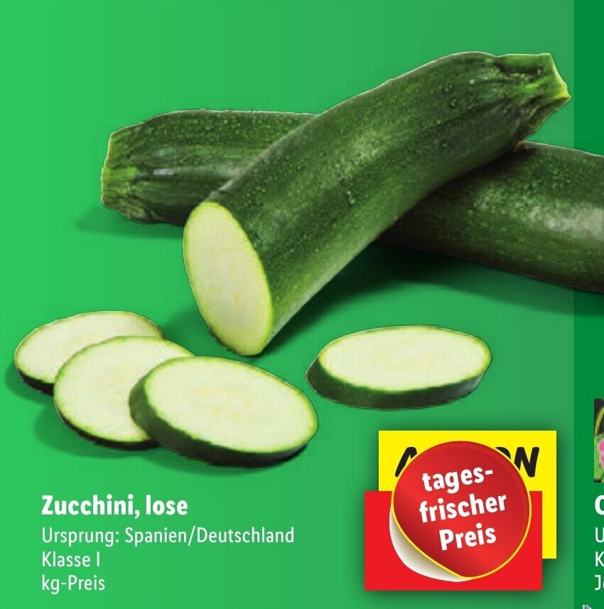 Zucchini, lose Angebot bei Lidl