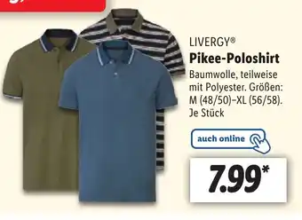 Lidl LIVERGYⓇ Pikee-Poloshirt M (48/50)-XL (56/58) Angebot