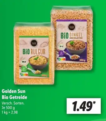 Lidl Golden Sun Bio Getreide 500 g Angebot