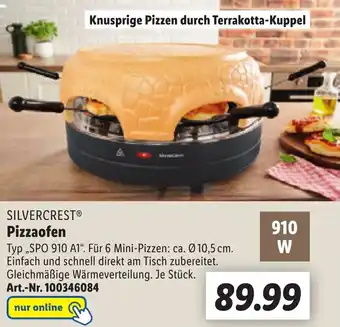 Lidl SILVERCRESTⓇ Pizzaofen Angebot