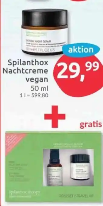 Budni Spilanthox Nachtcreme vegan 50 ml Angebot