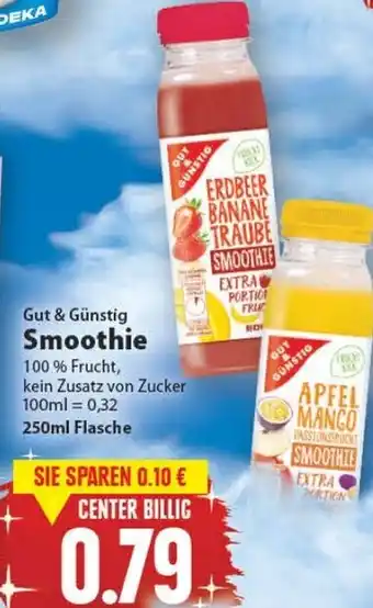 E-Center Gut & Günstig Smoothie 250ml Angebot