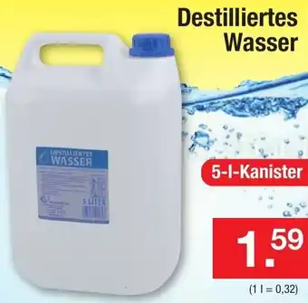 Zimmermann Destilliertes Wasser 5-L-Kanister Angebot