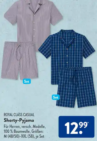 Aldi Süd ROYAL CLASS CASUAL Shorty-Pyjama Angebot