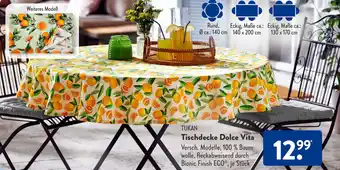 Aldi Süd TUKAN Tischdecke Dolce Vita Angebot