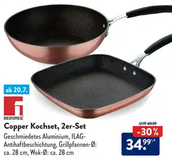 Aldi Süd BERGNER Copper Kochset, 2er-Set Angebot