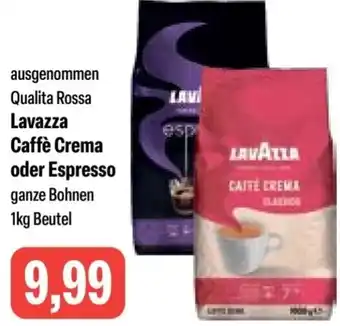 Feneberg Lavazza Caffè Crema oder Espresso 1kg Beutel Angebot