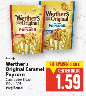 E-Center Storck Werther's Original Caramel Popcorn 140g Beutel Angebot