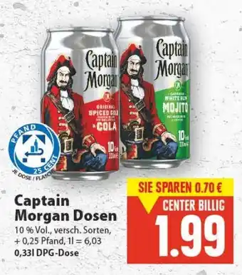 E-Center Captain Morgan Dosen 0,33L Angebot