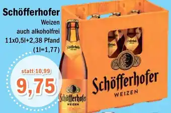 Aktiv Irma Schöfferhofer Weizen 11x0,5 L Angebot