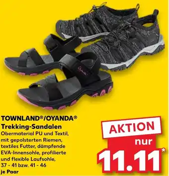 Kaufland TOWNLAND®/OYANDAⓇ Trekking-Sandalen Angebot